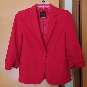 The Limited Red Suit Jacket